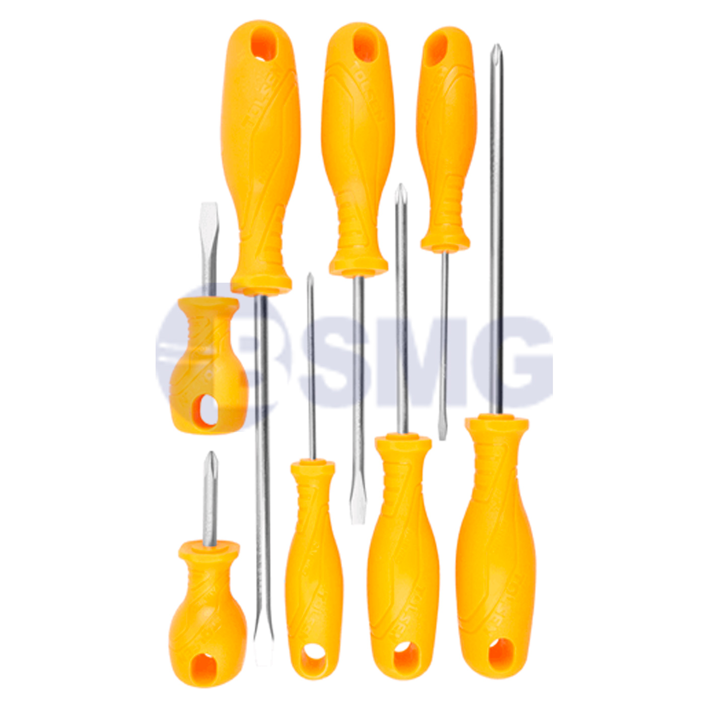 TOL1969-20739 სახრახნისების ნაკრები YELLOW 8ც-იანი   027576