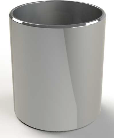 50მმ მილის რგოლი მაღალი (ვერცხლი) 006309