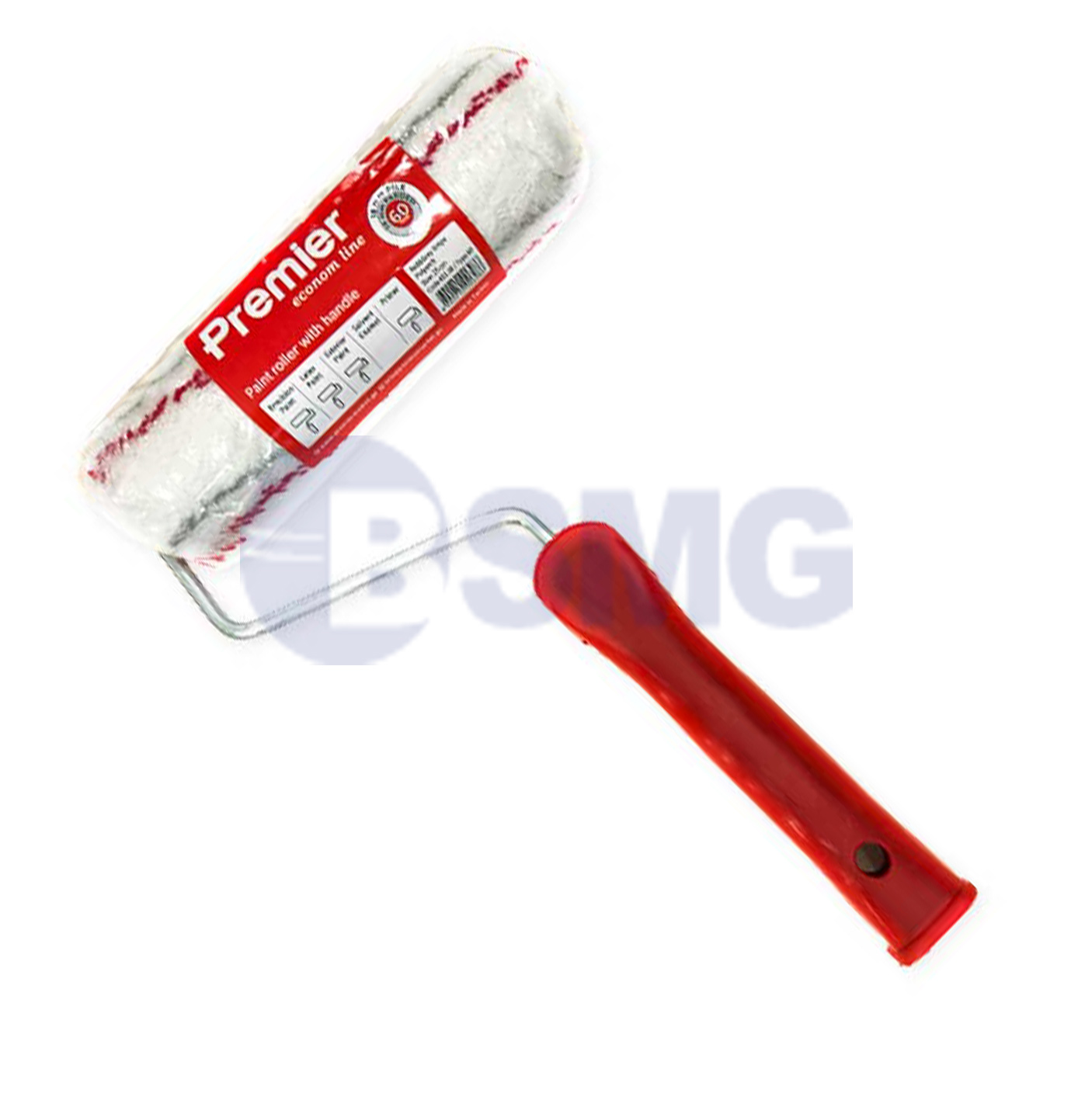 Red Grey Strippe 25 სმ ლილვაკი სახელურით წყალემულსიური საღებავისთვის (ფასადისთვის) 451 10  025056