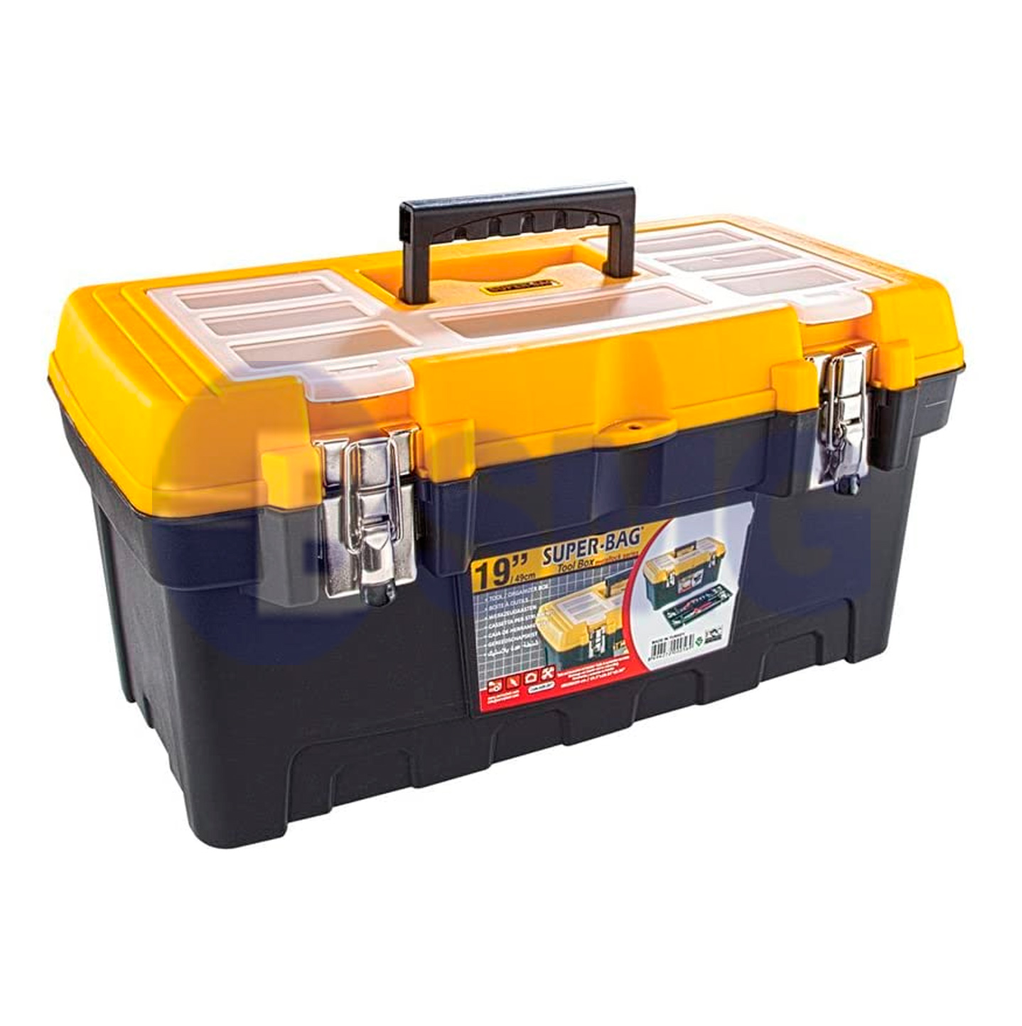 ინსტრუმენტების ყუთი მეტალის საკეტით NO:19  023185