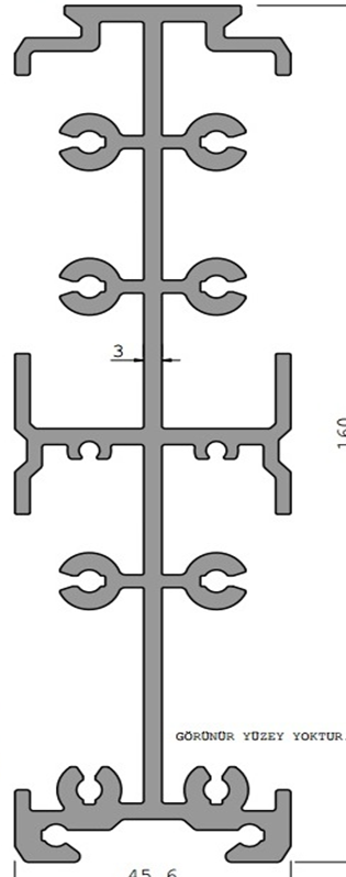 ფასადის ჩარჩოს ვერტიკ. შემაერთებელი 006269
