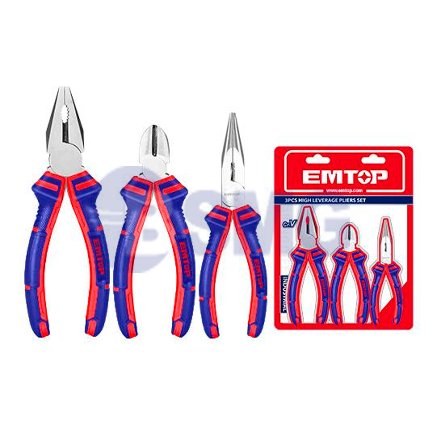 EMTOP ბრტყელტუჩების ნაკრები 3ც  023339