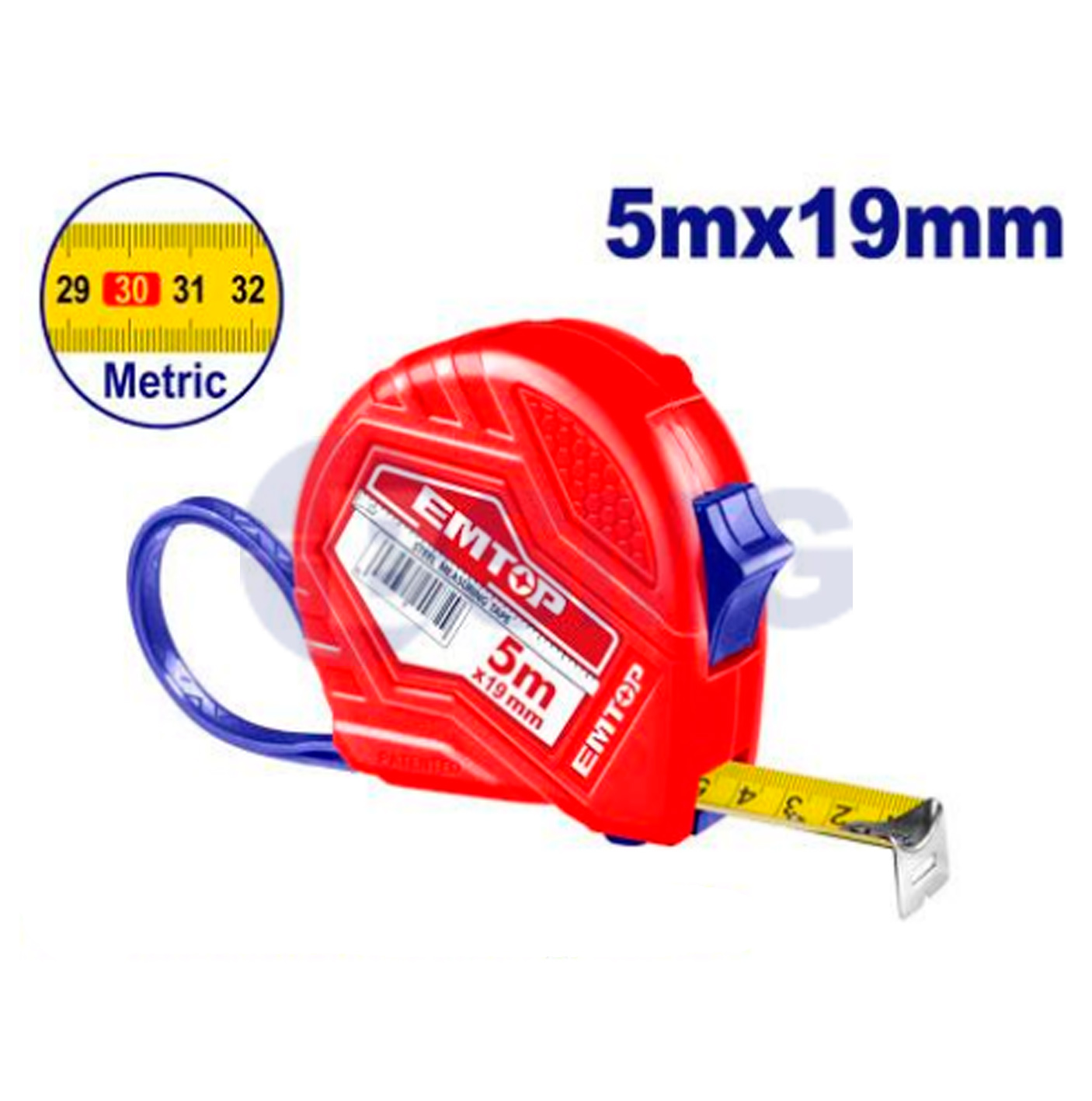 EMTOP საზომი რგოლი 19მმ 5მ EMTP15102    028010