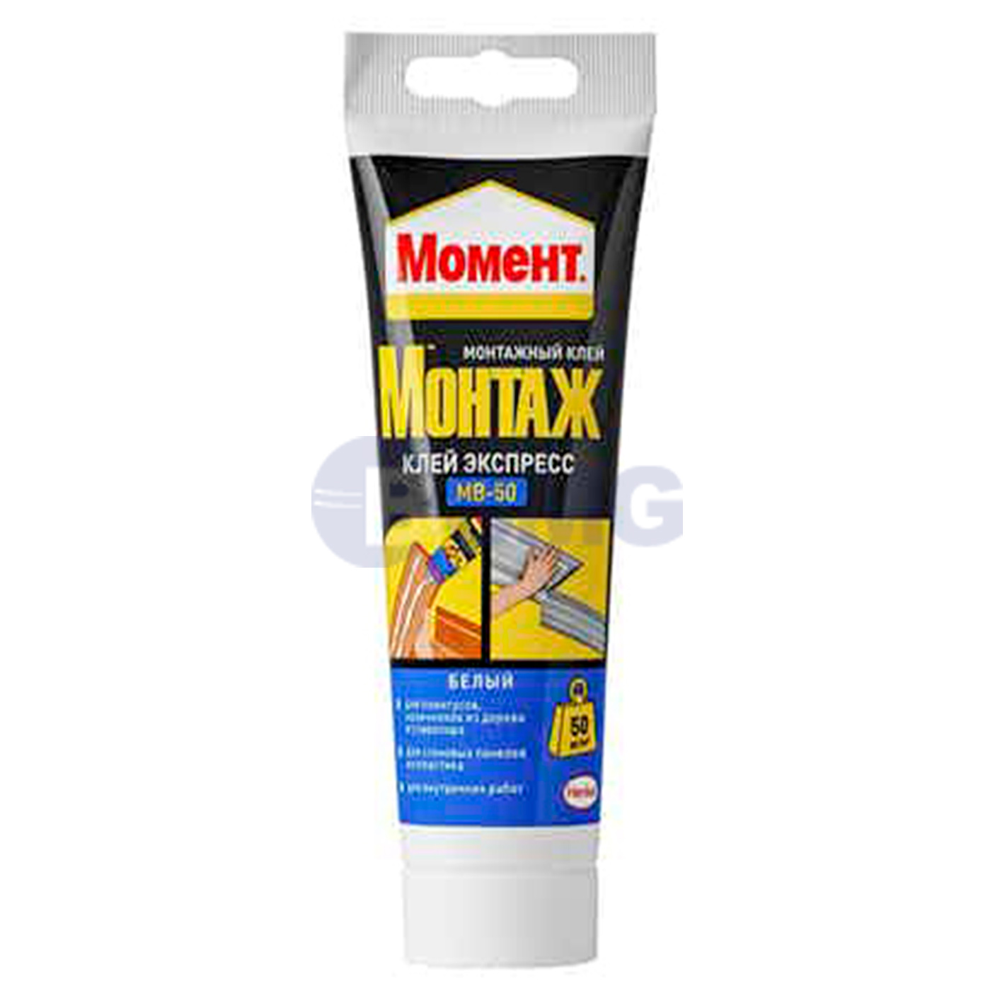 სამონტაჟო წებო "მომენტი" მონტაჟი 125 გრ.  002625