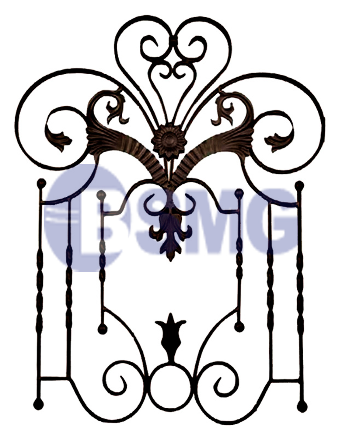 მოაჯირის კონსტრუქცია   80*100 სმ 022601