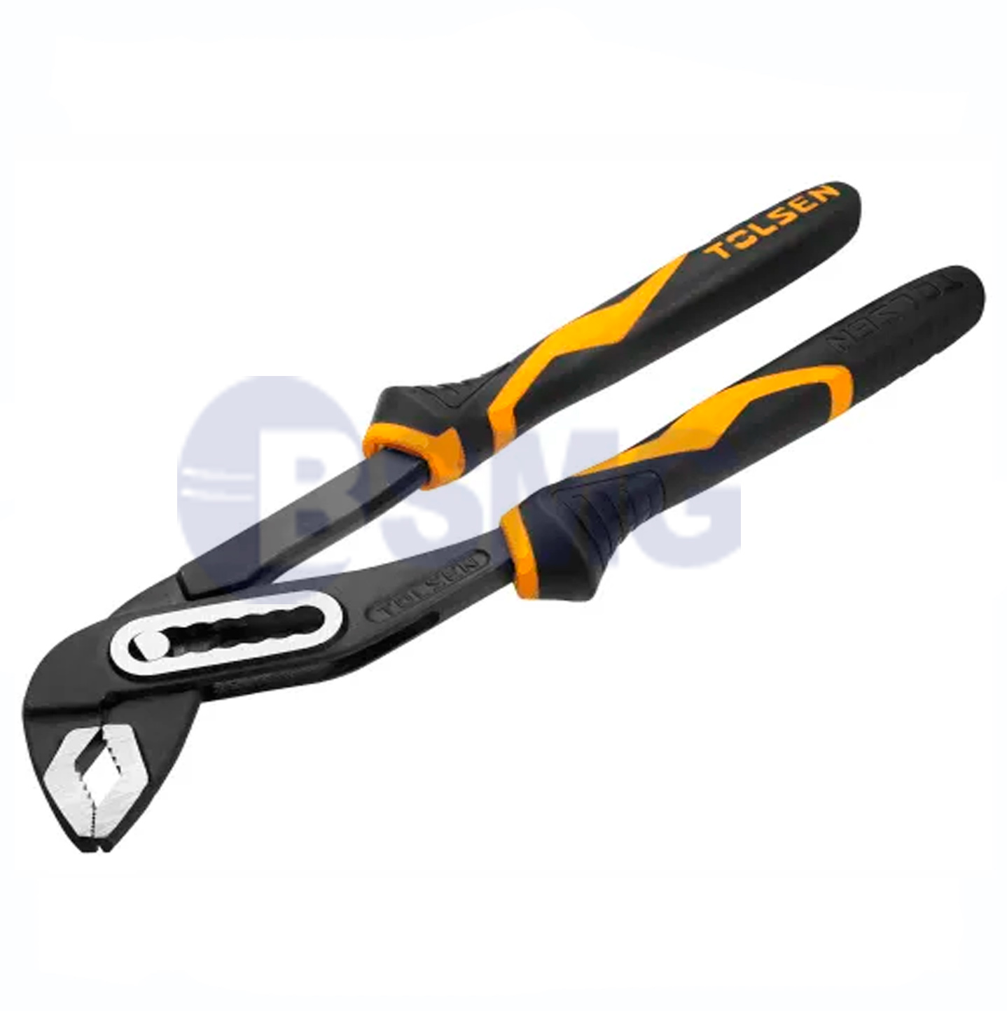 TOL388-10029 ბრტყელტუჩა მეტალის რეზინის სახელურით 250mm,10"	 015010