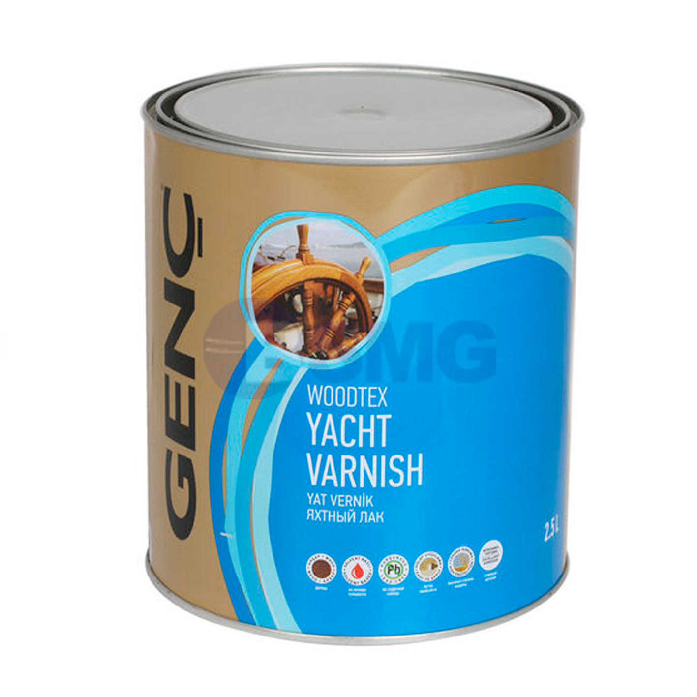 ლაქი იახტის გლუვი 2.5ლტ   003191