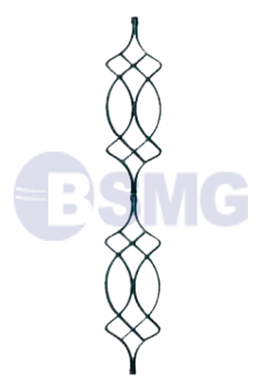 მოაჯირის კონსტრუქცია    14,5*80 სმ   011371