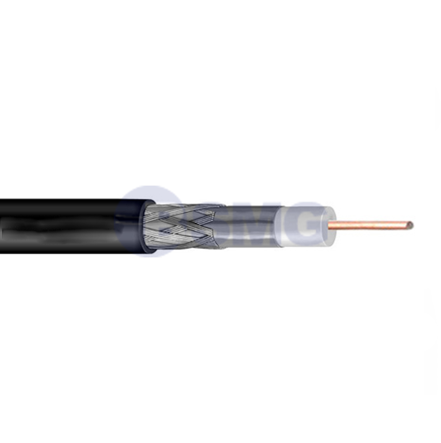 RG6 U6 CCS/CCA-1.02 CCS+4.60FPE +AL+96X0.12 CCA MEKAS KABLO ტელევიზორის    012831
