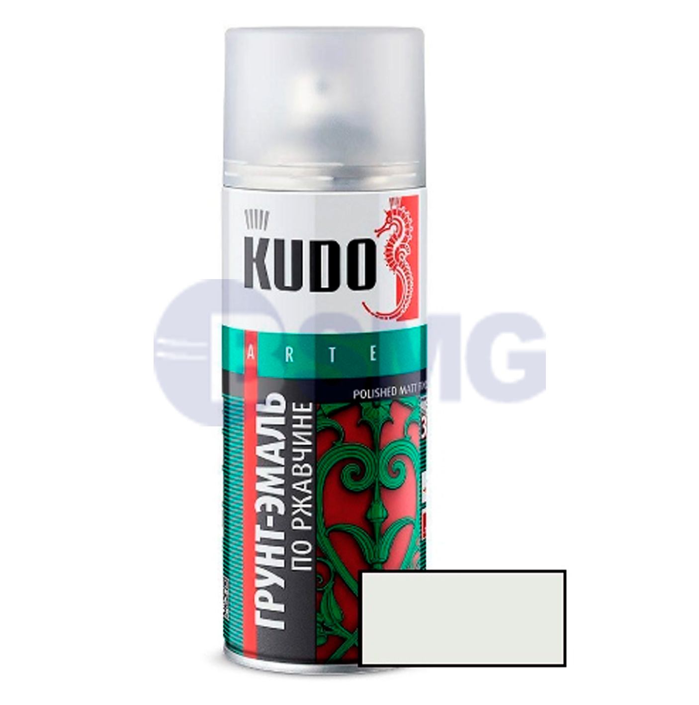 გრუნტი-ემალი ჟანგიანი ზედაპირისთვის თეთრი RAL 9003,აეროზოლი (520 მლ)KU-319003   025082