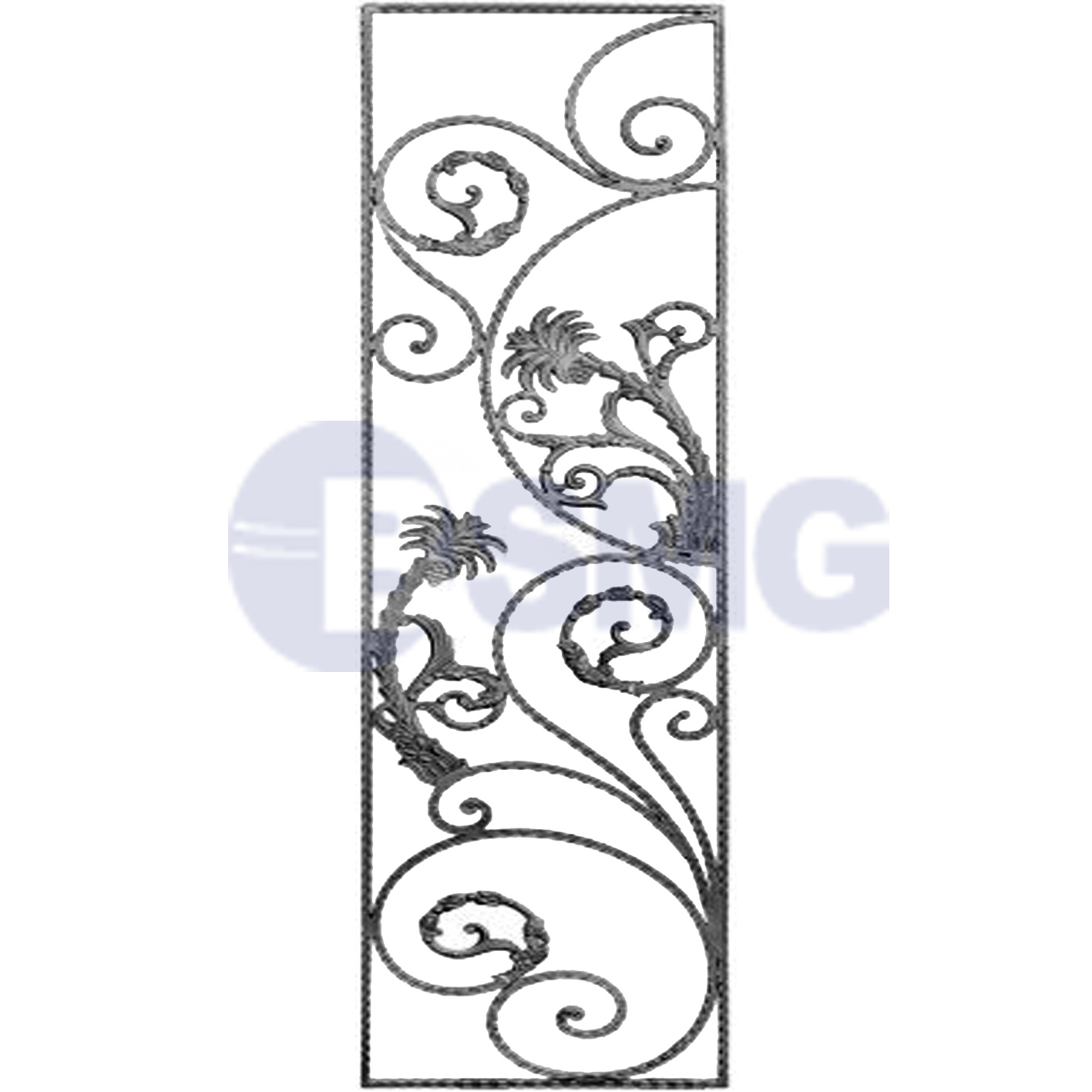 ჭედური კონსტრუქცია 1171   40*160 სმ  024070