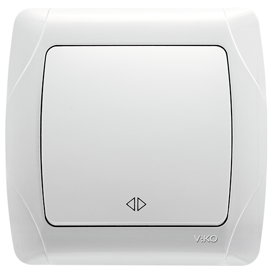 გადამრთველი VIKO CARMEN 1-ნი თეთრი ”პერმუტატორი”   004703