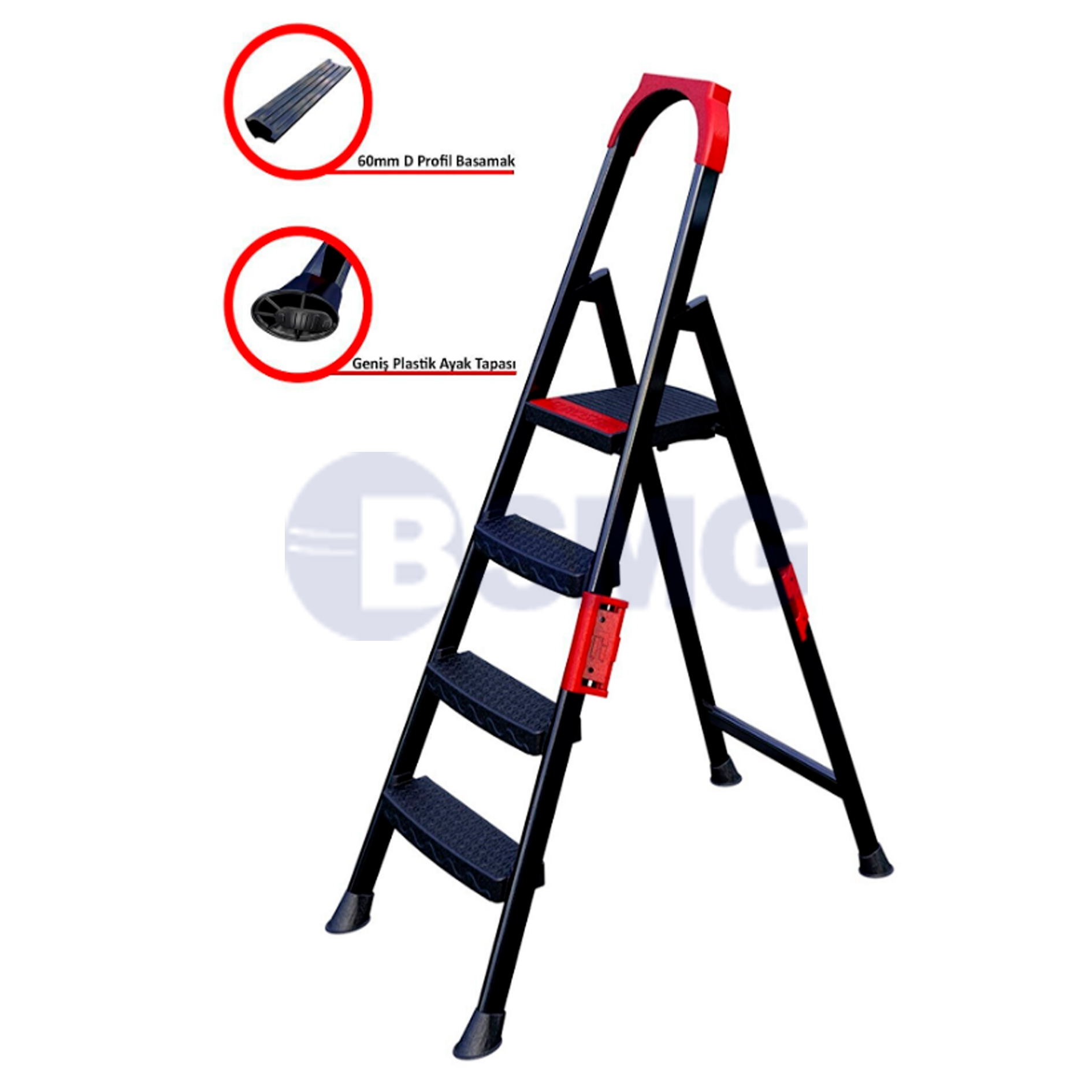 ANKA 3+1 მეტალის კიბე 025820