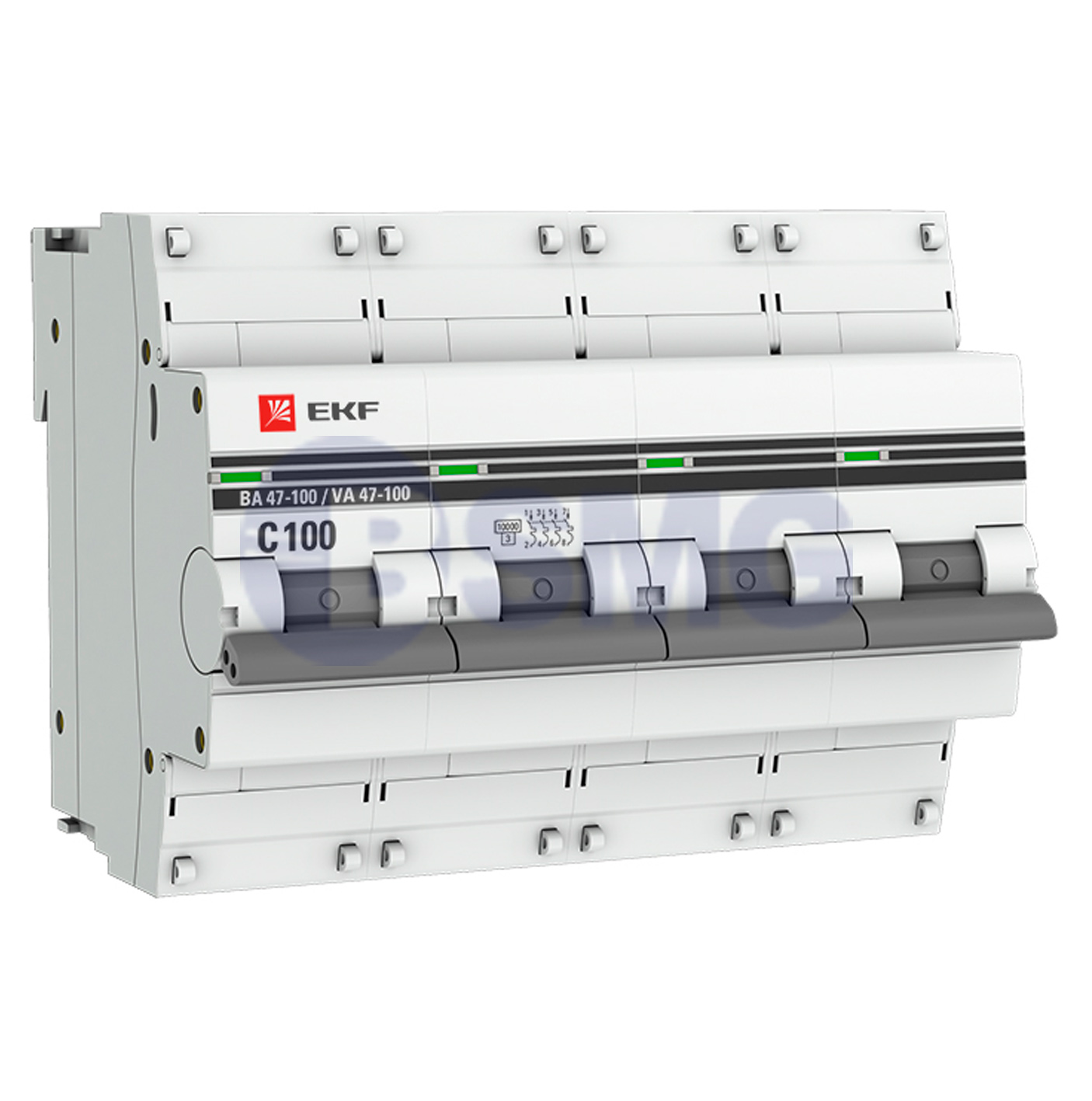 ავტ.ამომრთველი EKF 4P100A    027064