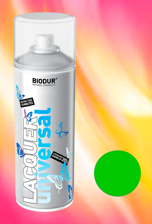 6010 ღია მწვანე 400 ml უნი. სპრეი BIODUR   013147