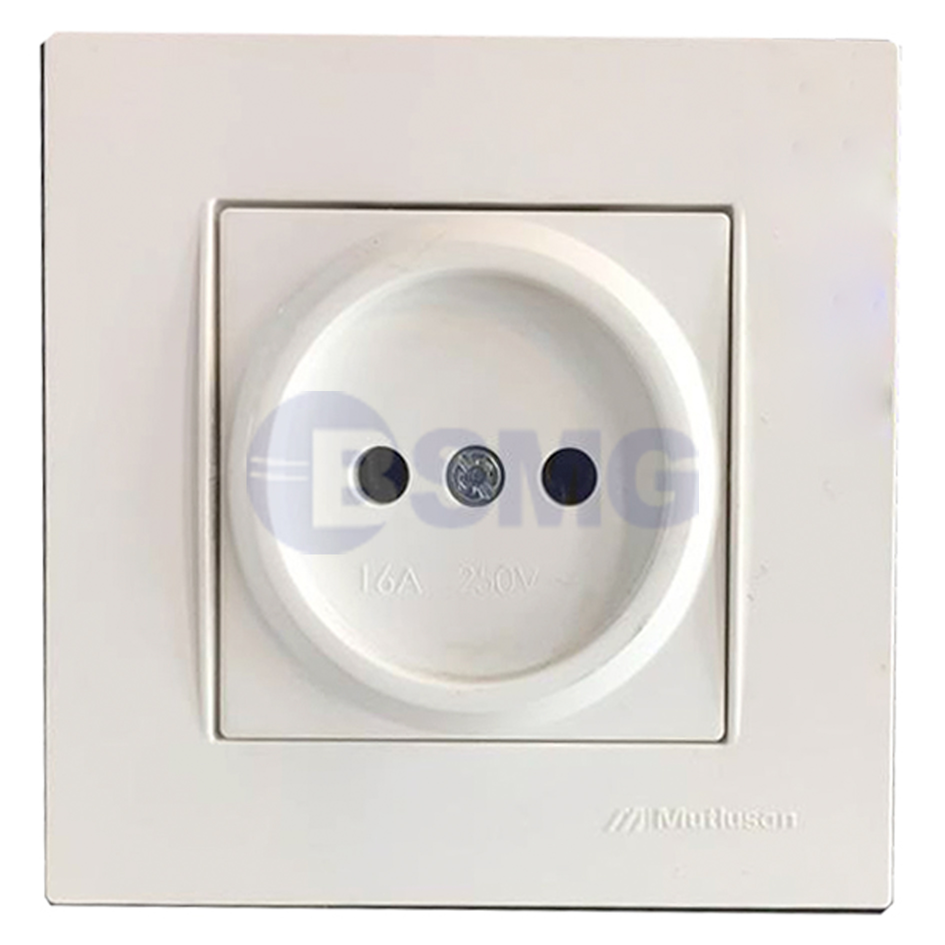 როზეტი თეთრი RITA SOC.OUTLET WHITE   008951