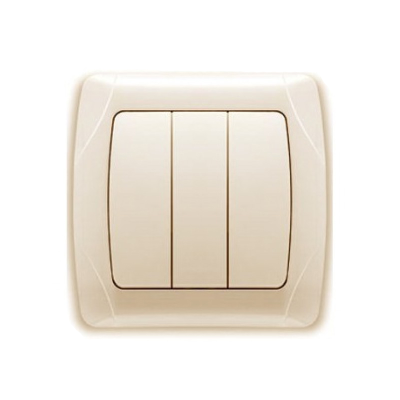 გადამრთველი VIKO CARMEN 3-ნი კრემი  004716