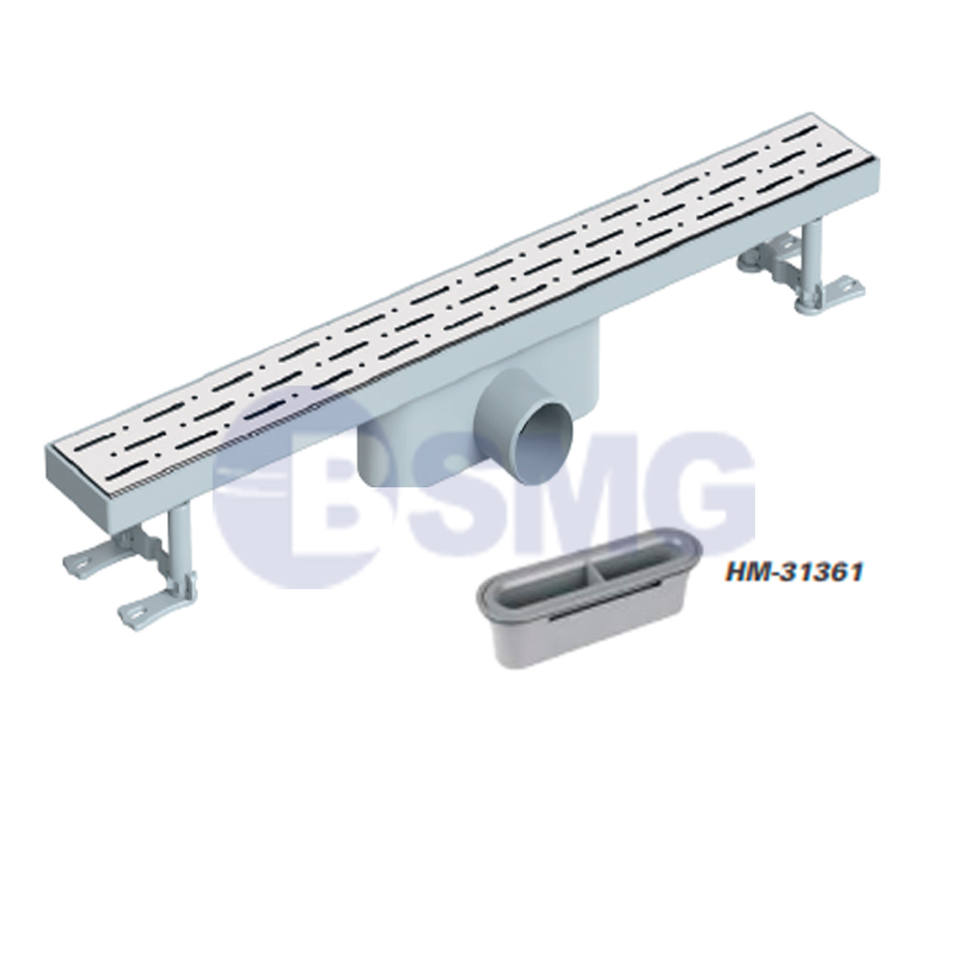 აბაზანის საკანალიზაციო არხი (გვერდითი)    (2)   50-40 CM / KLASİK SERİ LİNE Y.Ç. 50  40 CM  028752