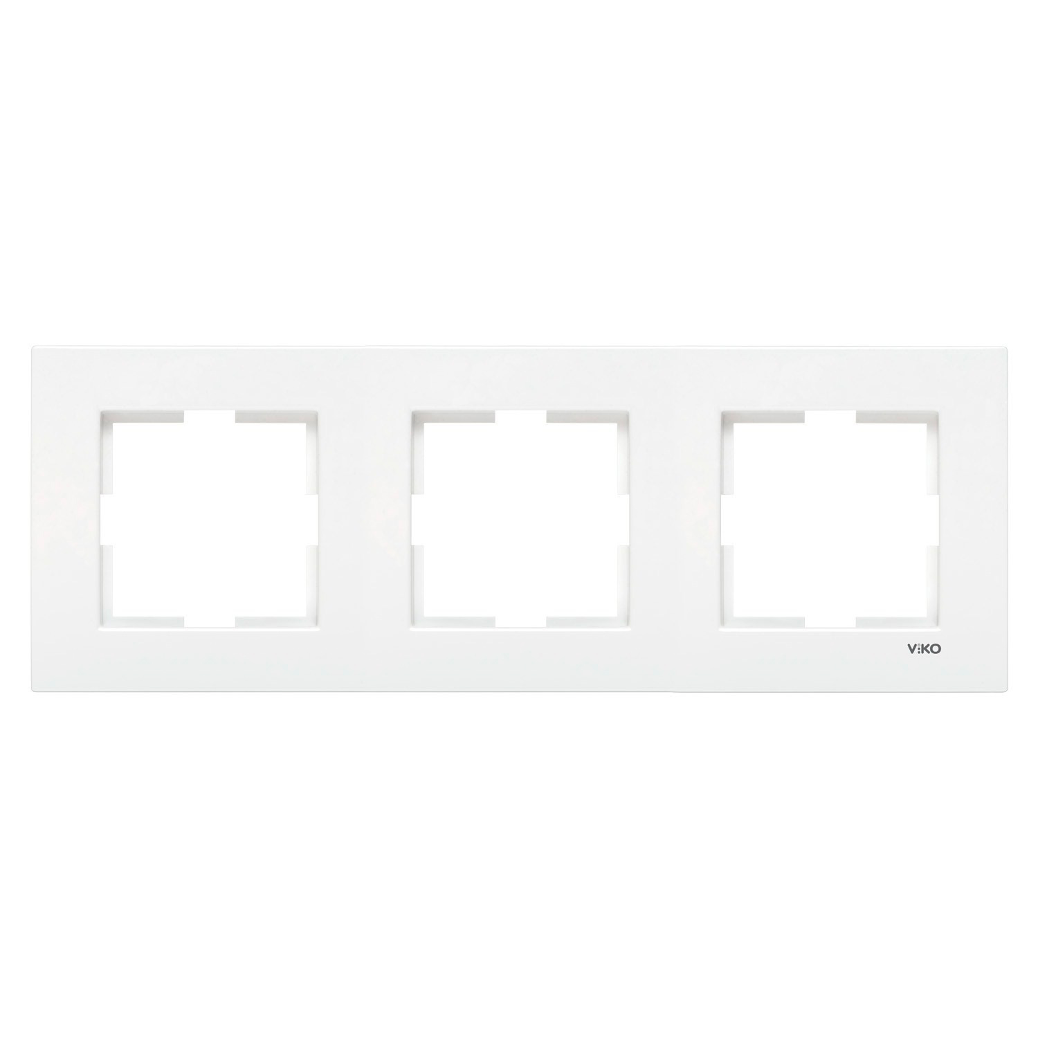 ჩამრთველ-როზეტის კანტი VIKO KARRE 3-ნი თეთრი    004672