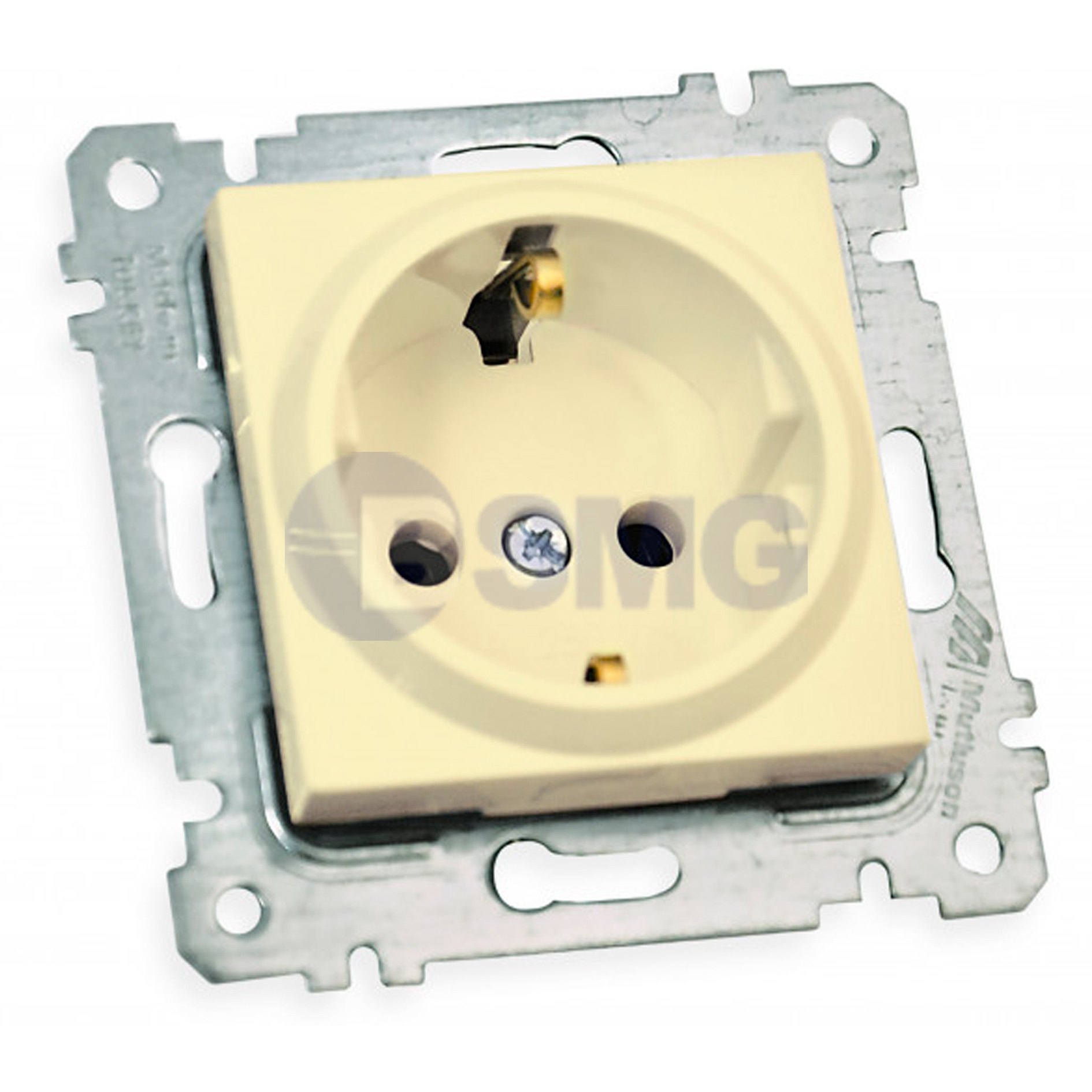 როზეტი დამიწებით კრემი RITA SCHUKO SOC.OUTLET CREAM  024805