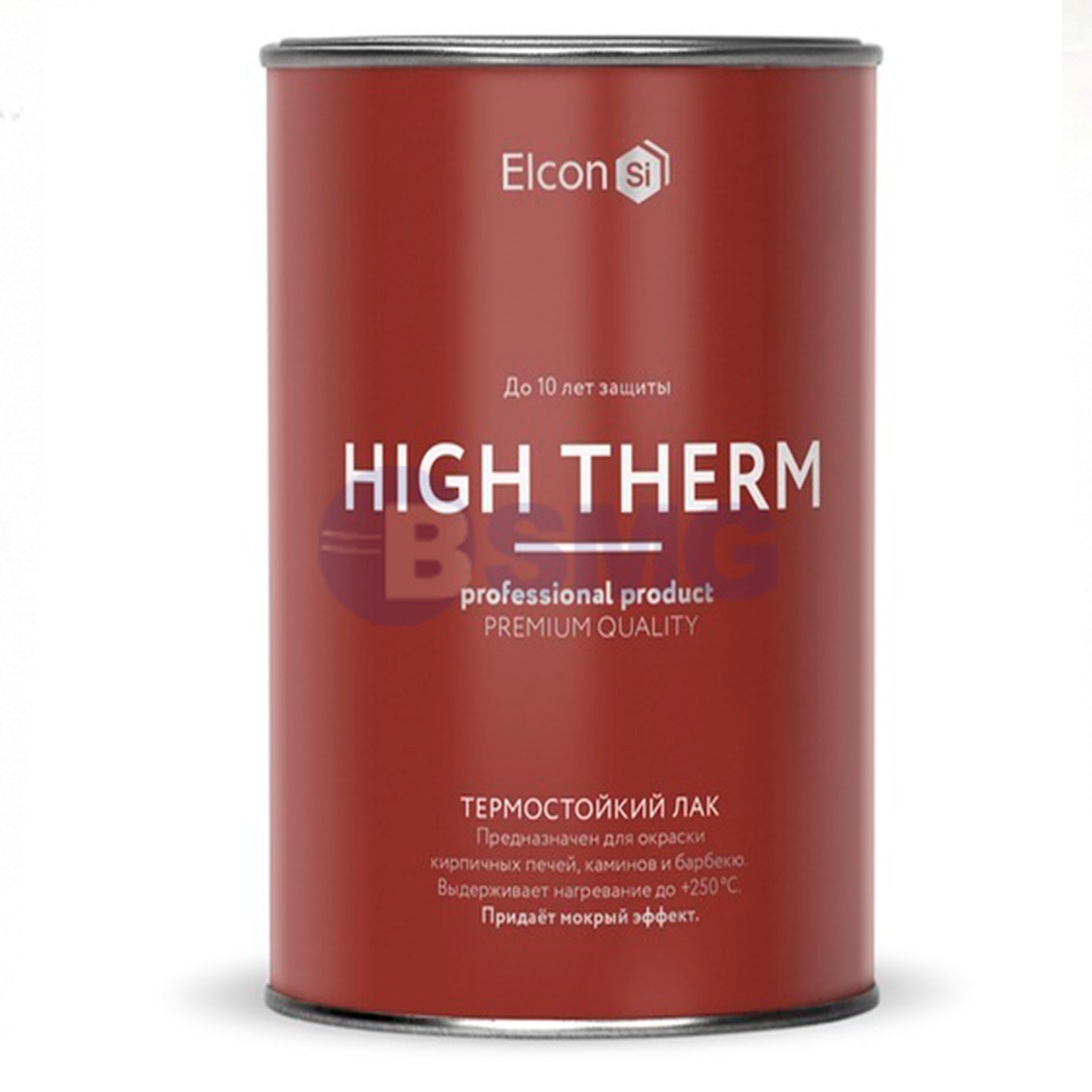 თერმოგამძლე ლაქი, უფერო, 1ლტ Elcon   023301