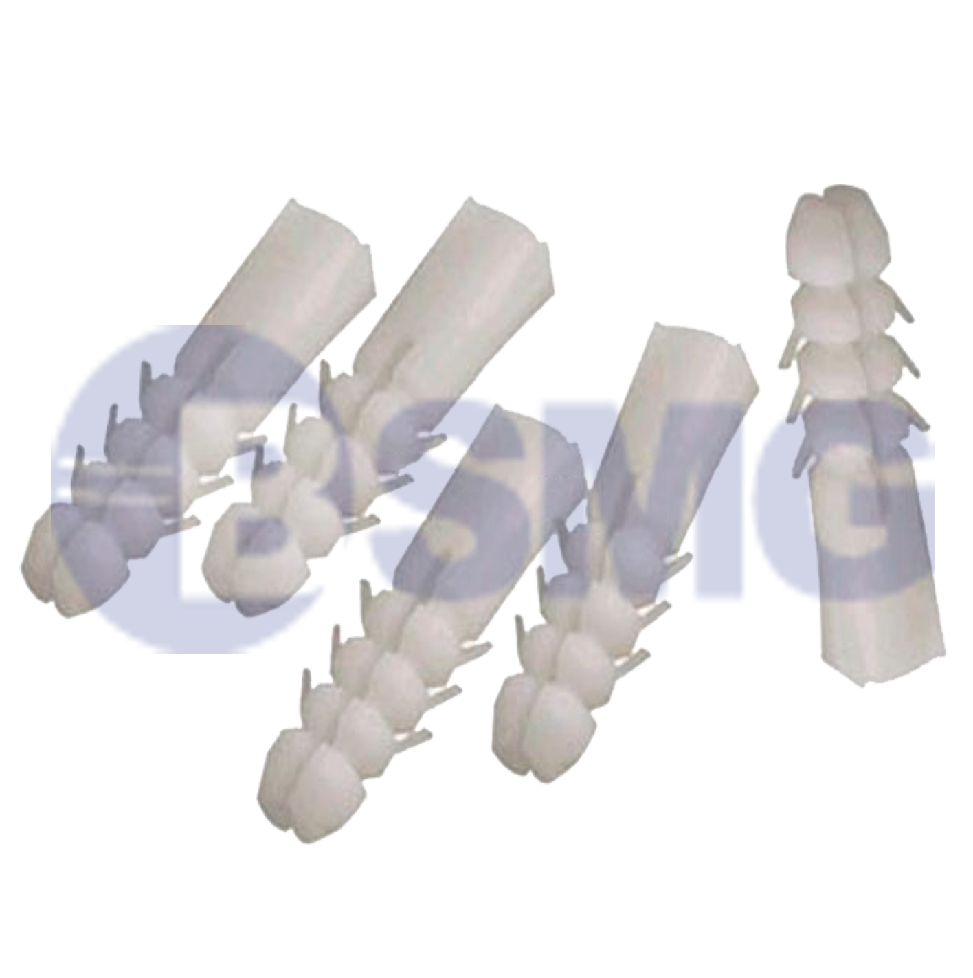 დუბელ ჩოპიკი პლასტმასის 6MM- (50 ცალი)  009470