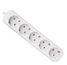 SOC14-5750 დამაგრძელებელი Linus 5-ადგილიანი 3 მტრ კაბელით დამიწებით  014645