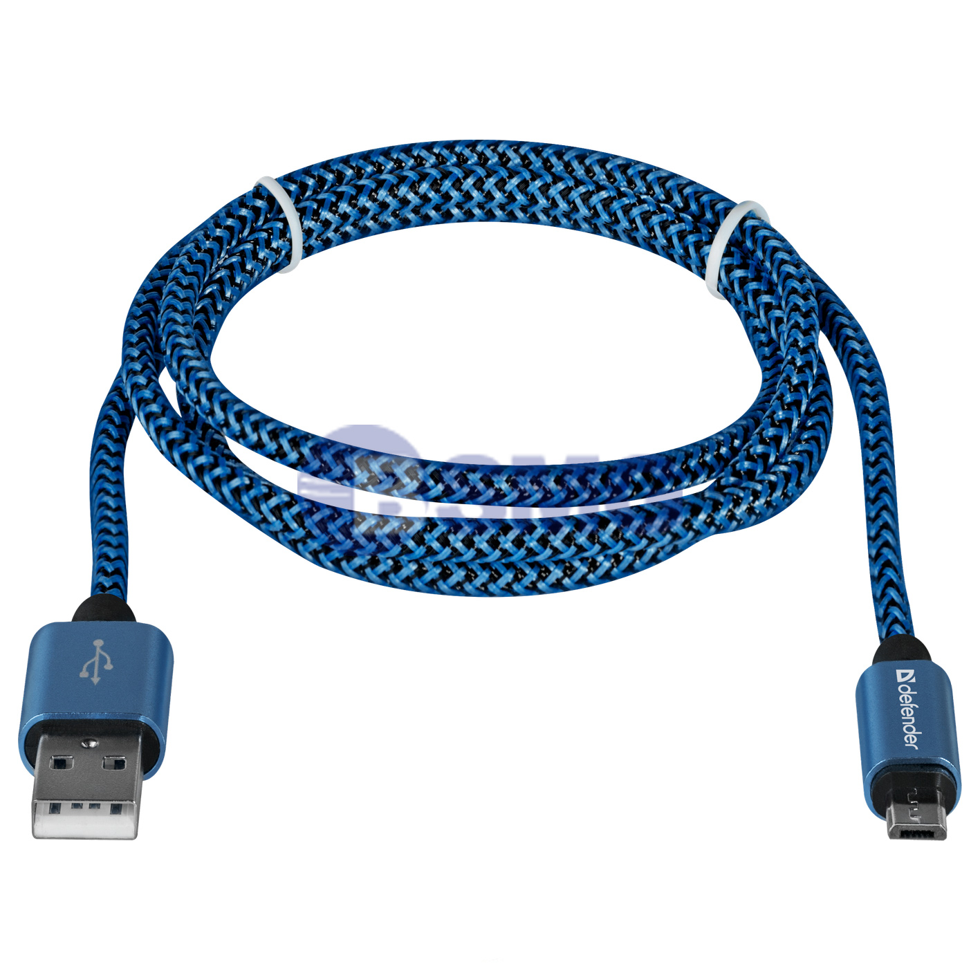 USB cable Defender USB08-03T PRO USB2.0 Blue, AM-MicroBM, 1m, 2.1A  023808