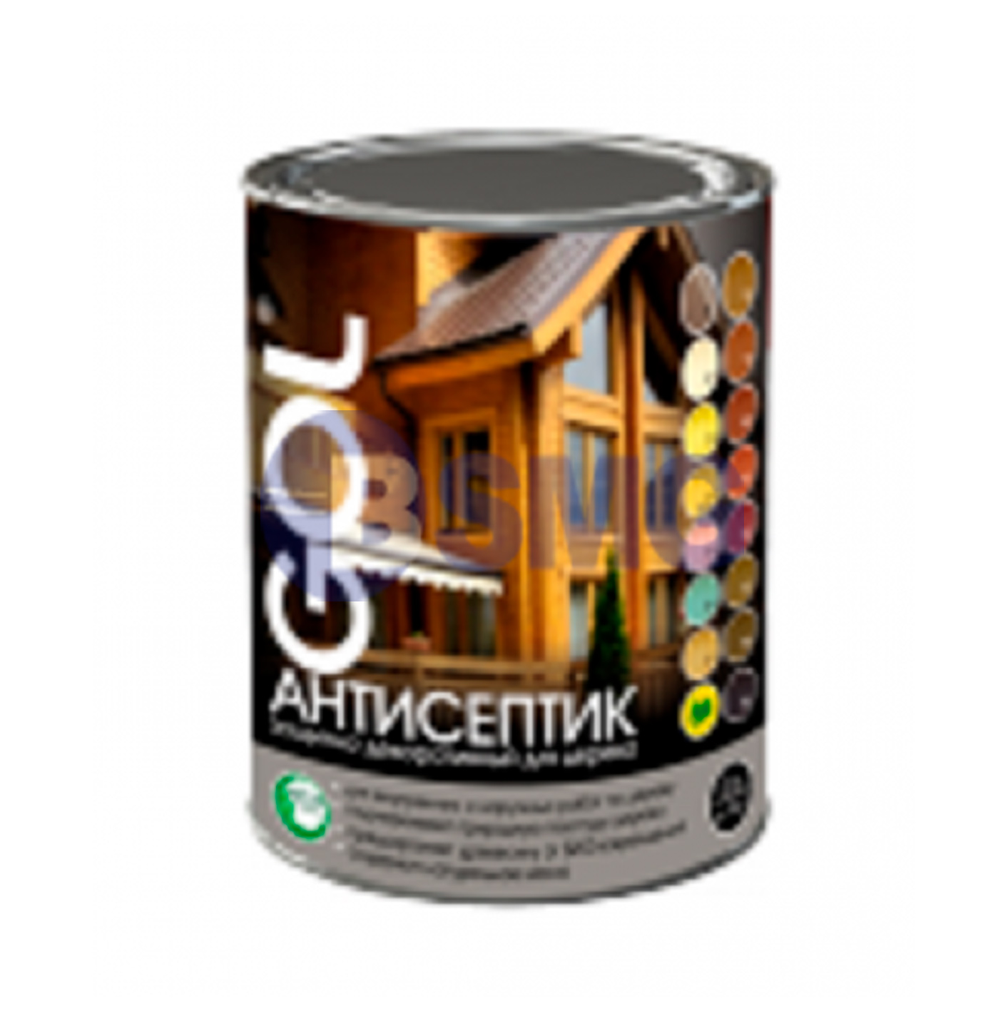 ფერადი ანტისეპტიკი 0.8ლ მახაგონი   008590