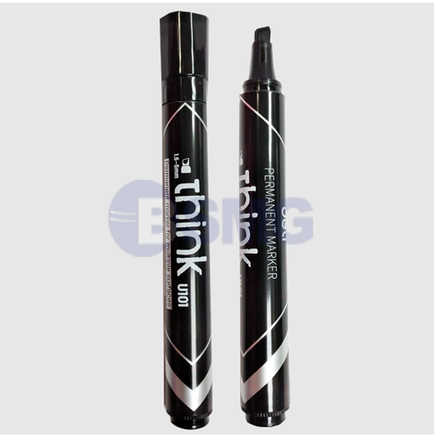 მარკერი პერმანენტული EU10020 Black, DELI      025388