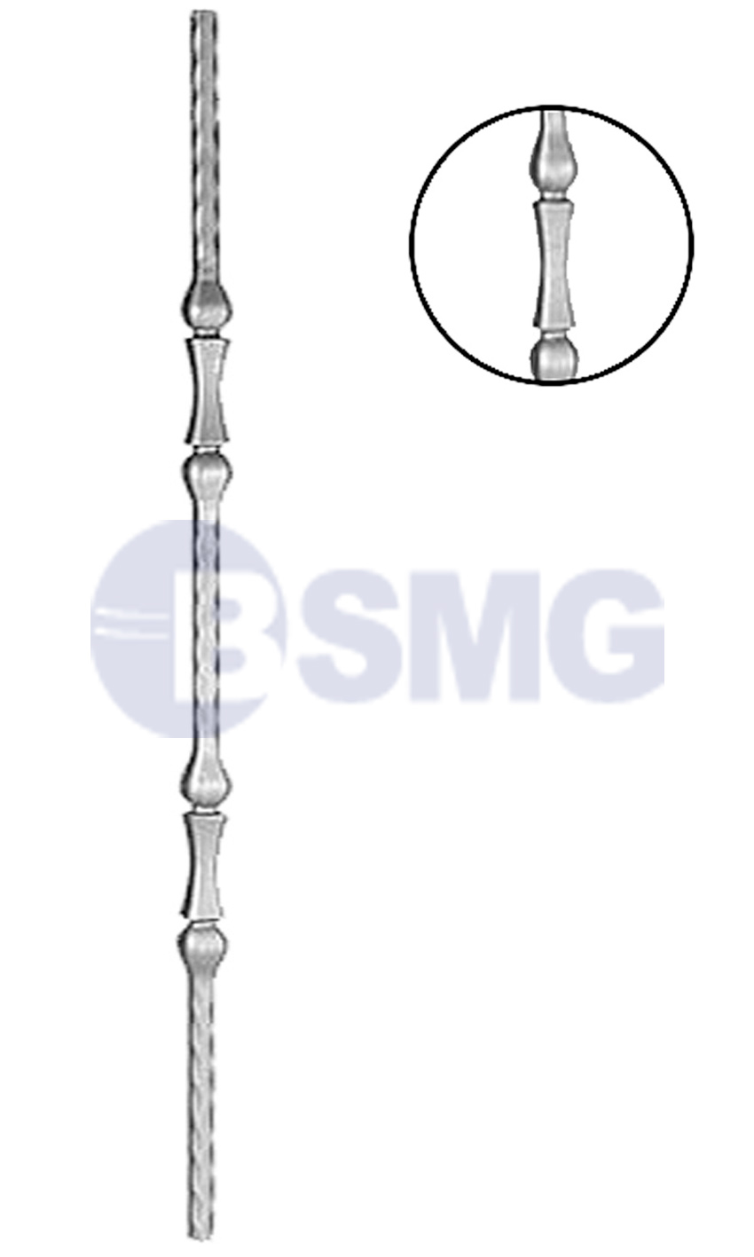 მოაჯირის კონსტრუქცია 12*80სმ 010495