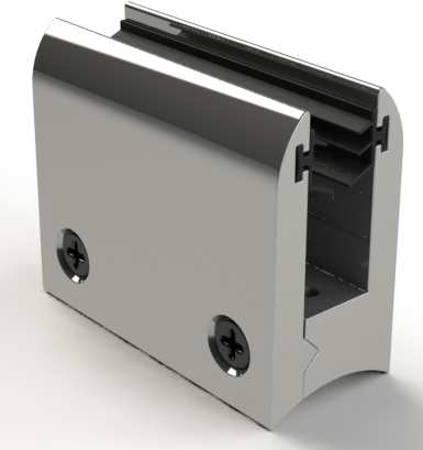 40მმ სტოიკაზე რეგულირებადი მინის დამჭერი   006454