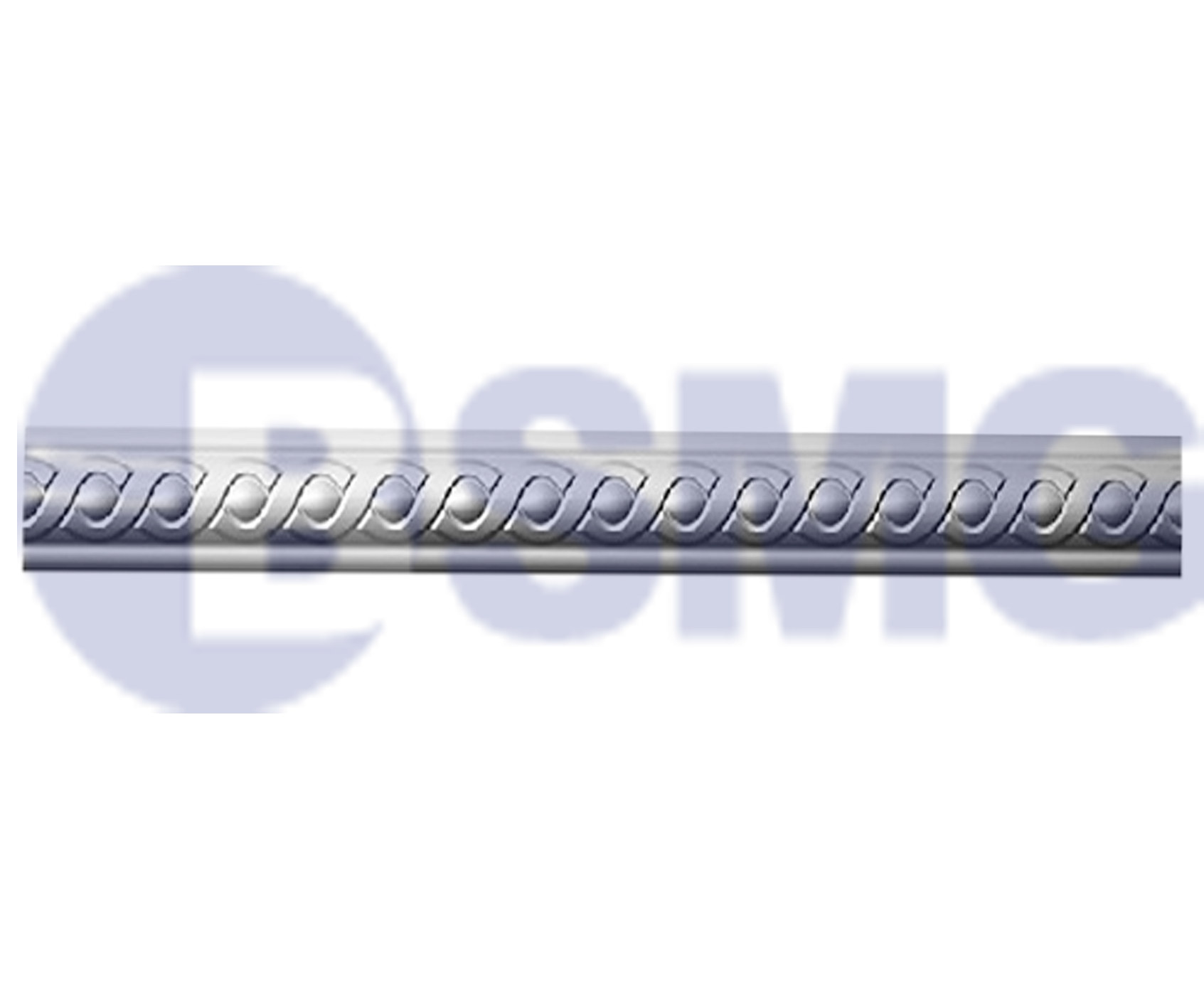 ლითონის  აქსესუარი, ფიგურა  6,2*300 სმ    010595