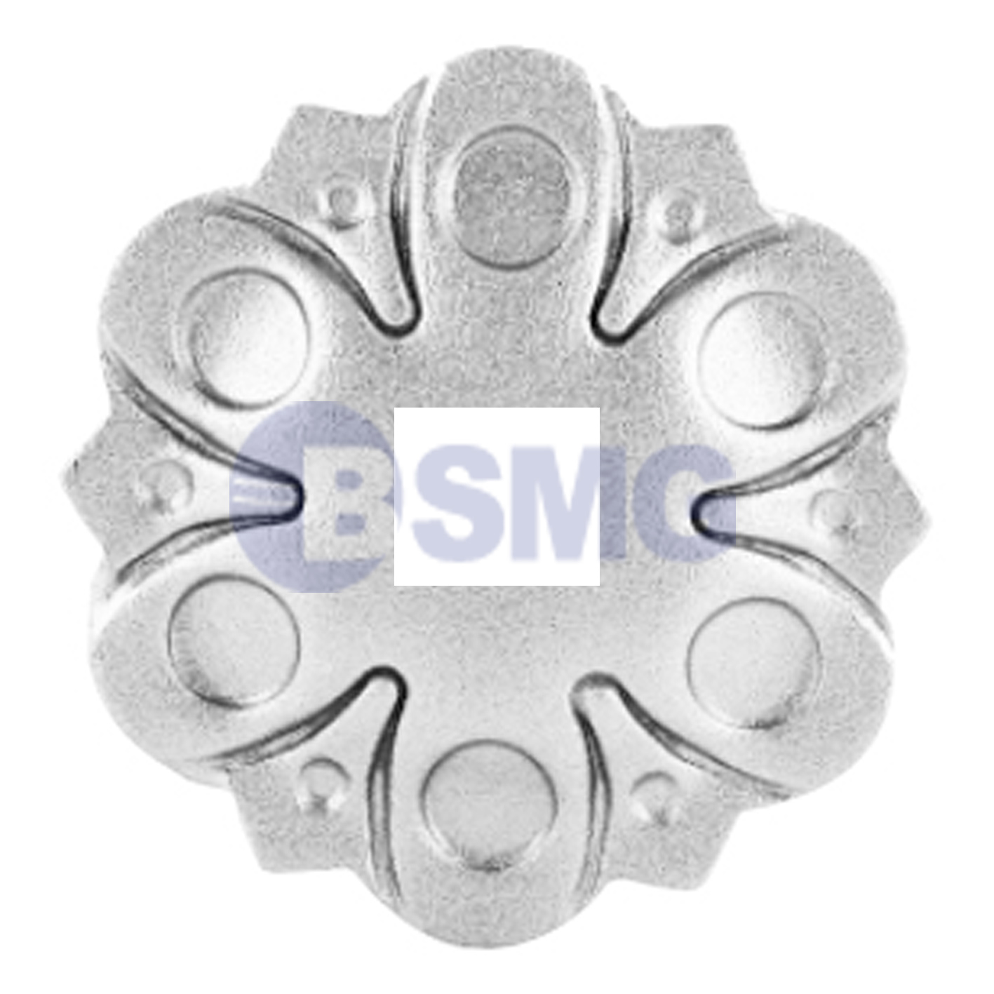 ლითონის  აქსესუარი, ფიგურა  12*12მმ   010414