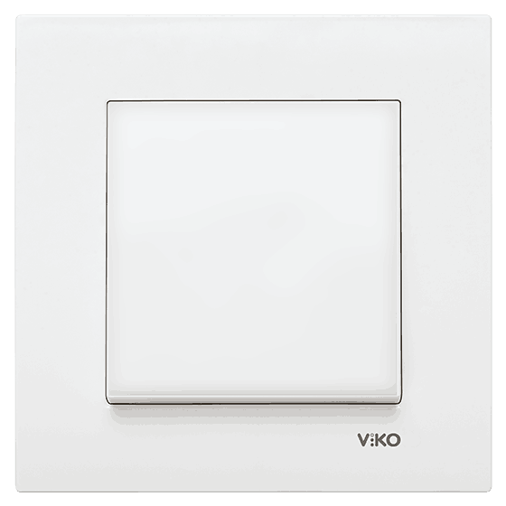 გადამრთველი VIKO KARRE 1-ნი თეთრი   004717