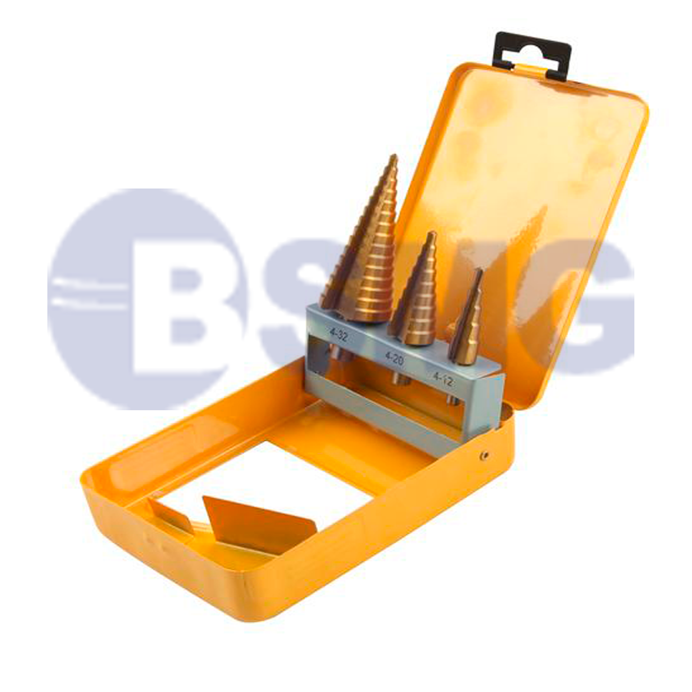 TOL1464-75878 3 ცალიანი ბურღის საცვლელი პირი მეტალის 12/20/32*2mm  016035