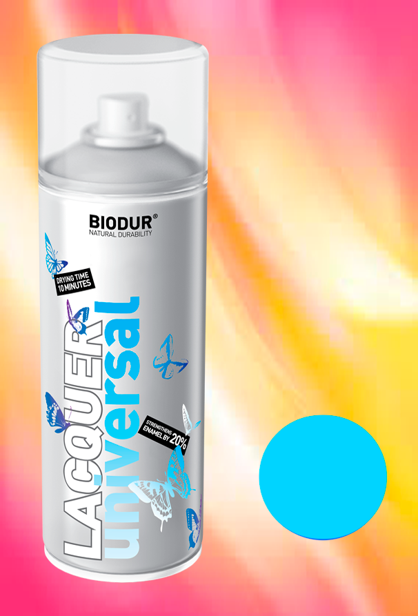 5021 ღია ცისფერი 400 ml უნი. სპრეი BIODUR   013143