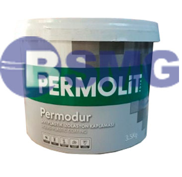 PERMOLIT PERMODUR Fiber Liquid Plastic Coating / ჰიდროიზოლიაცია 3,5 kg   005003