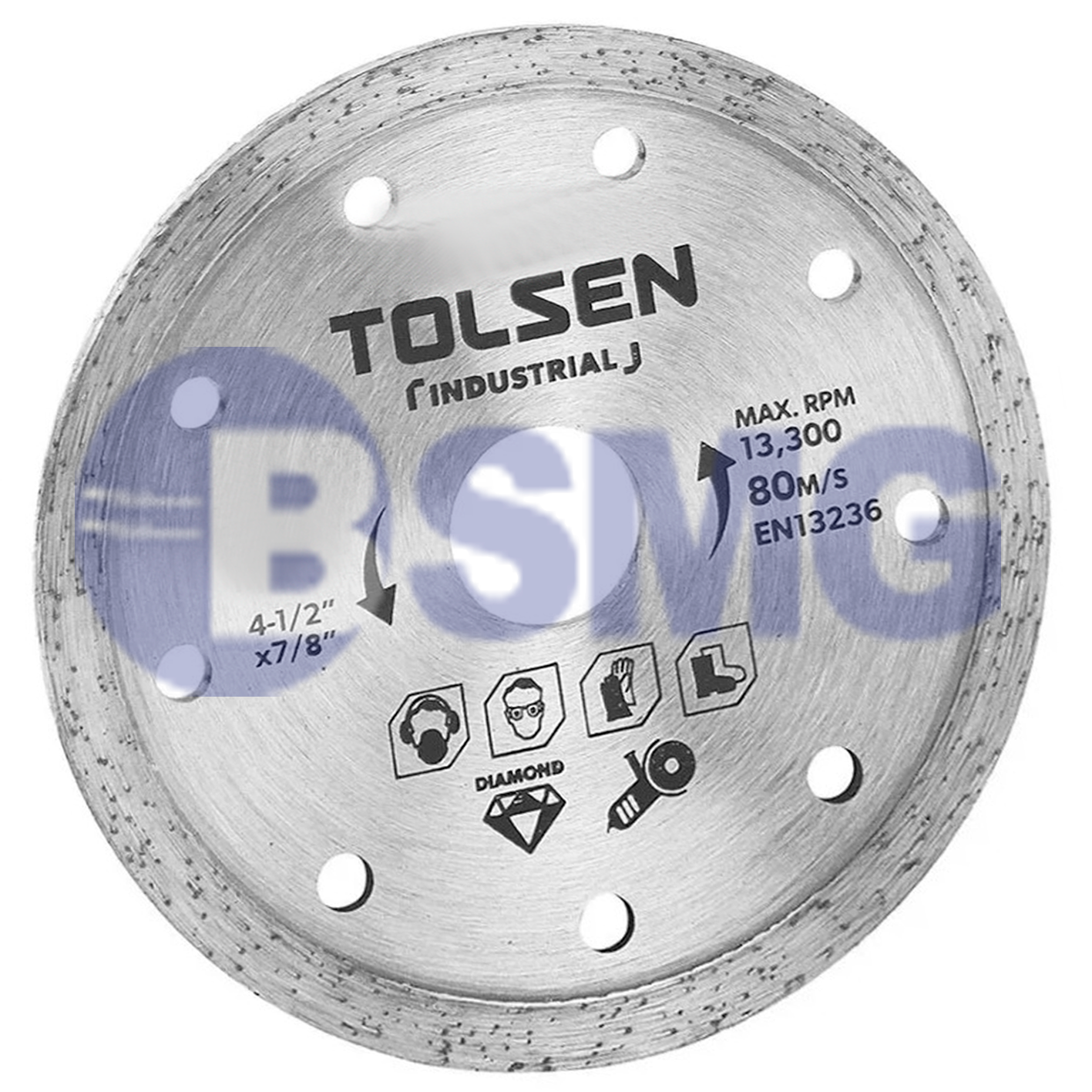 TOL447-76727 მეტლახის საჭრელი დისკი 230X22.2mm  013740