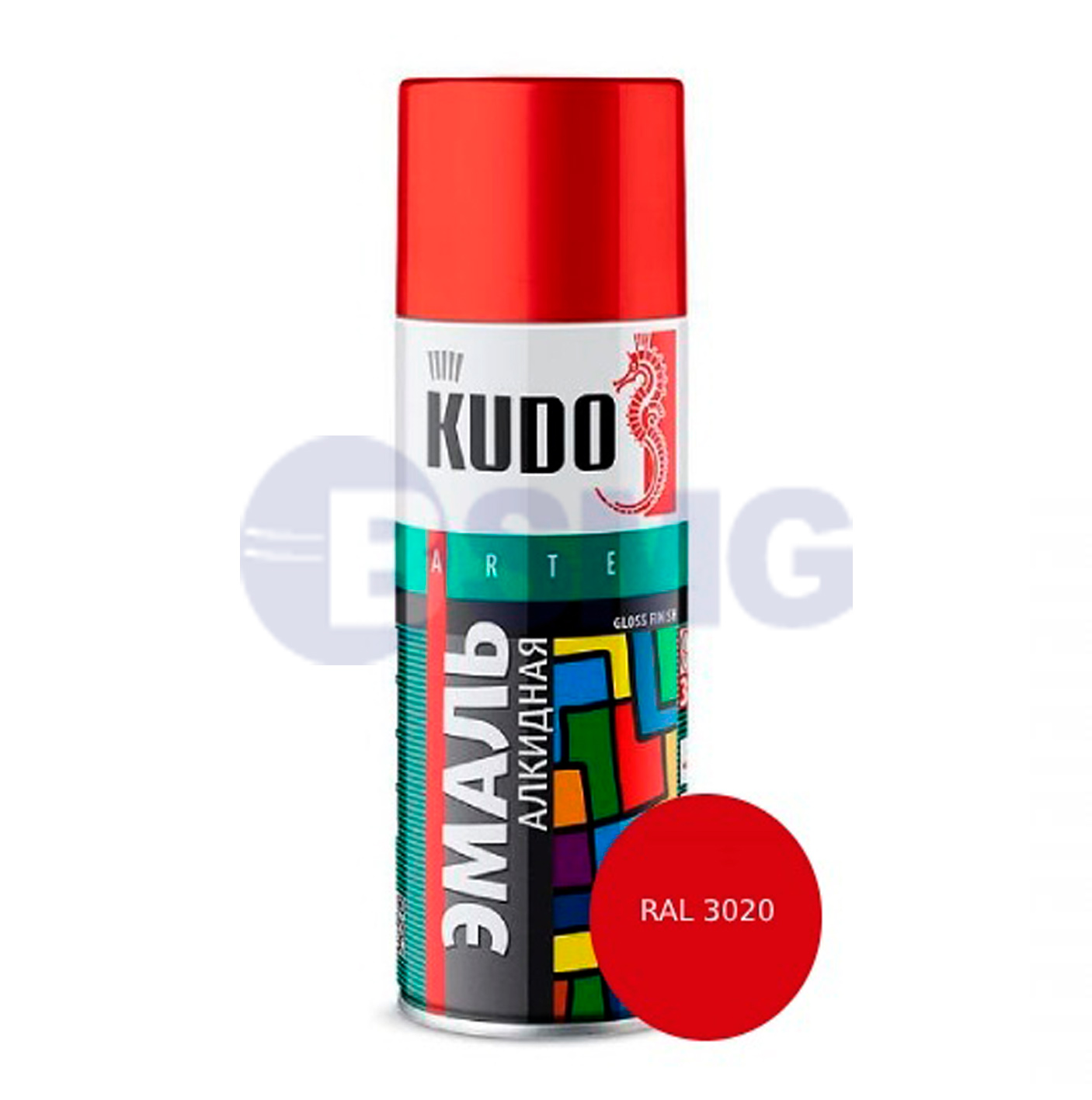 უნივერსალური ემალი წითელი, აეროზოლი (520 მლ)KU-1003  025041