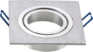 3606-1*GU10 ოთხკუთხედი კორპუსი ალუმინი  008337