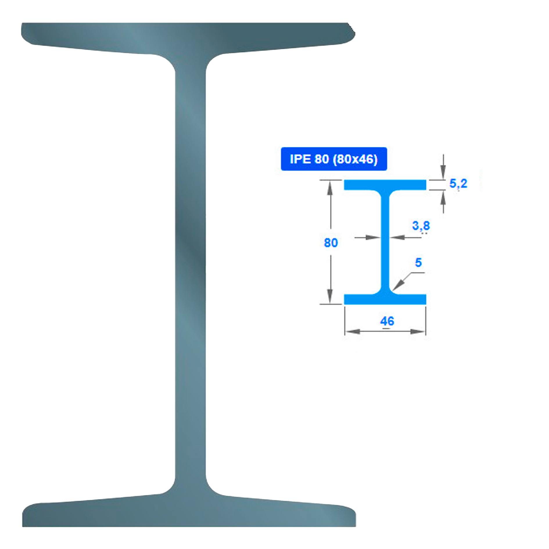 ორტესებრი IPE 80 004230