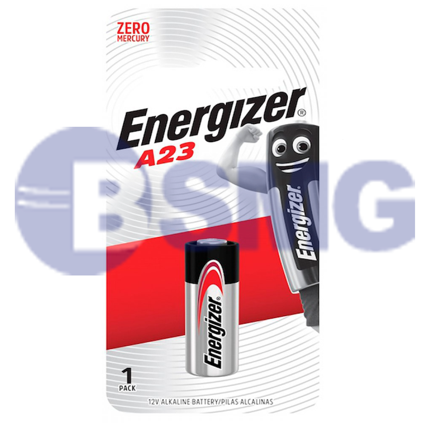 3057 Energizer Alkaline A23 ელემენტი, 1ც შეკვრა A23-PLB1 (639315)  017558