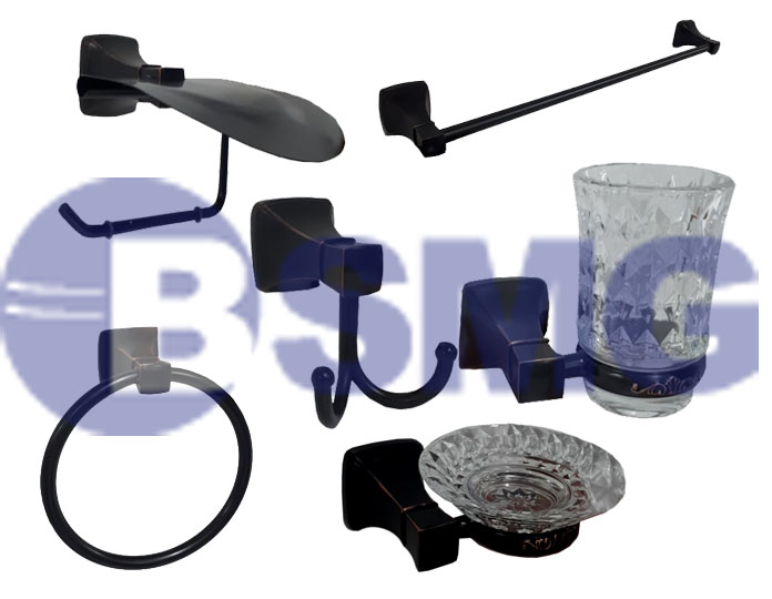 MAT-17 აქსესუარის კომპლექტი აბაზანისთვის მეტალის  016449