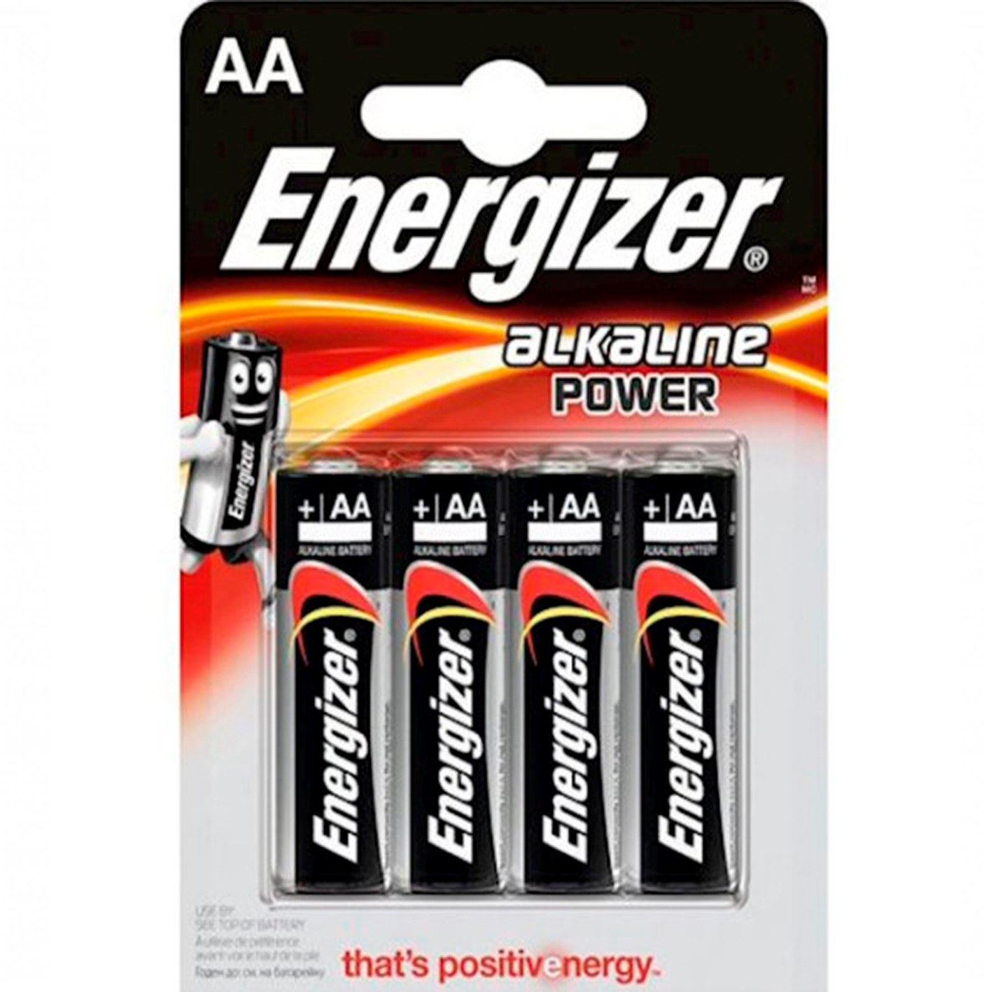 Energizer ელემენტი Alkaline Power AA, 4ცალი,  FSB4 E91	 020471