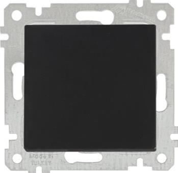 ჩამრთველი  ერთიანი შავი   RITA ONEG.ONE WAY SWITCH BLACK   025107