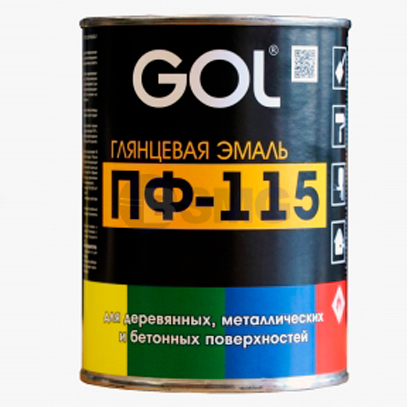 ემალი-115 შავი. 0,9კგ   025876