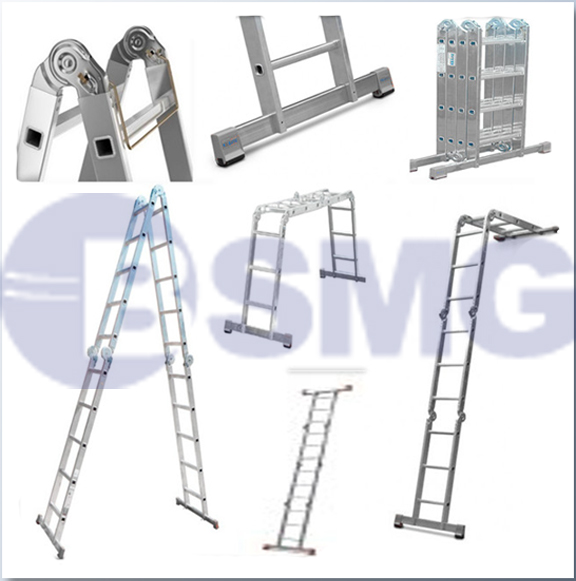 P-4004 ალუმინის კიბე    007336