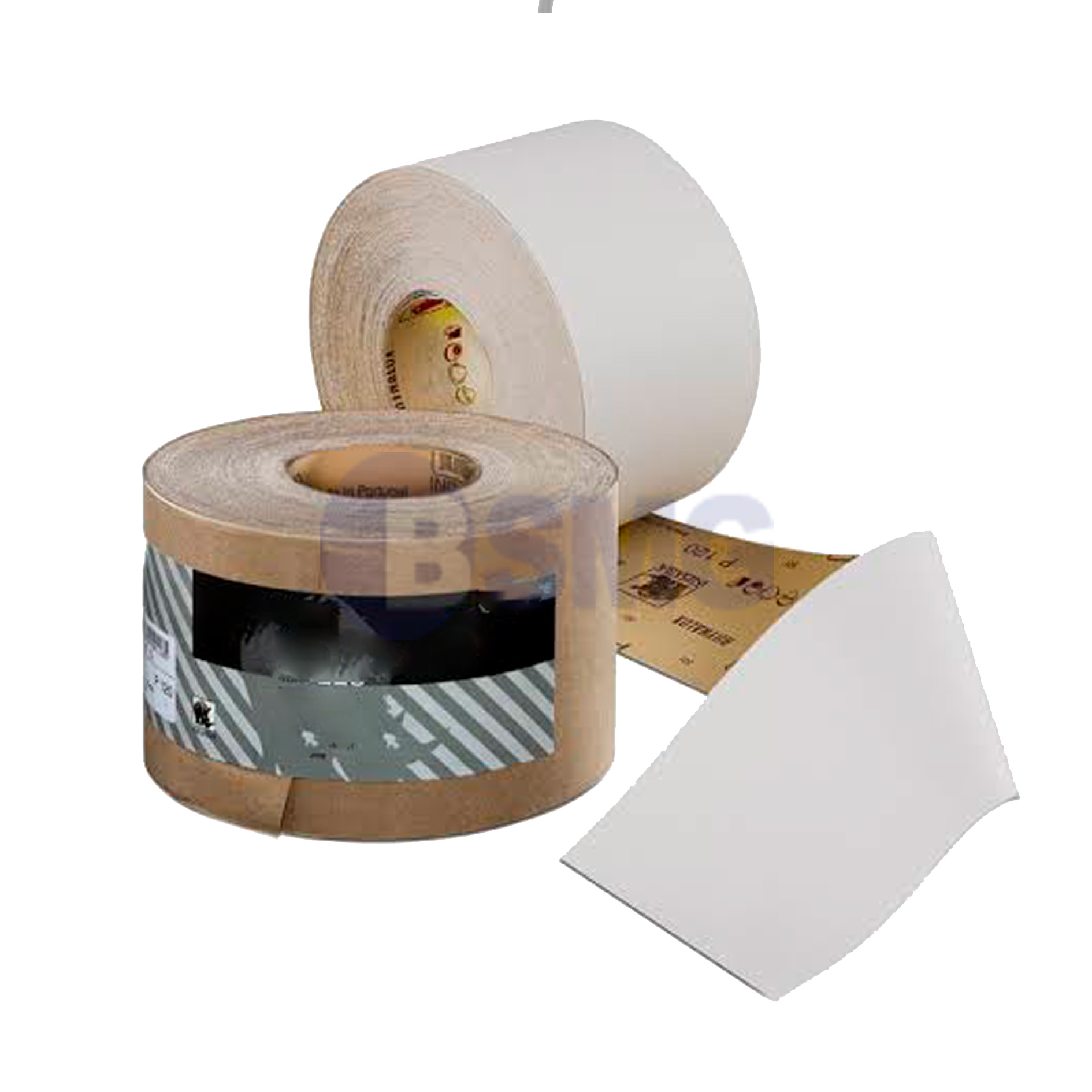 510 მშ.რულონი ქაღალდის 115mmx50m P80 ზუმფარა SMIRDEX(50მ)   021843