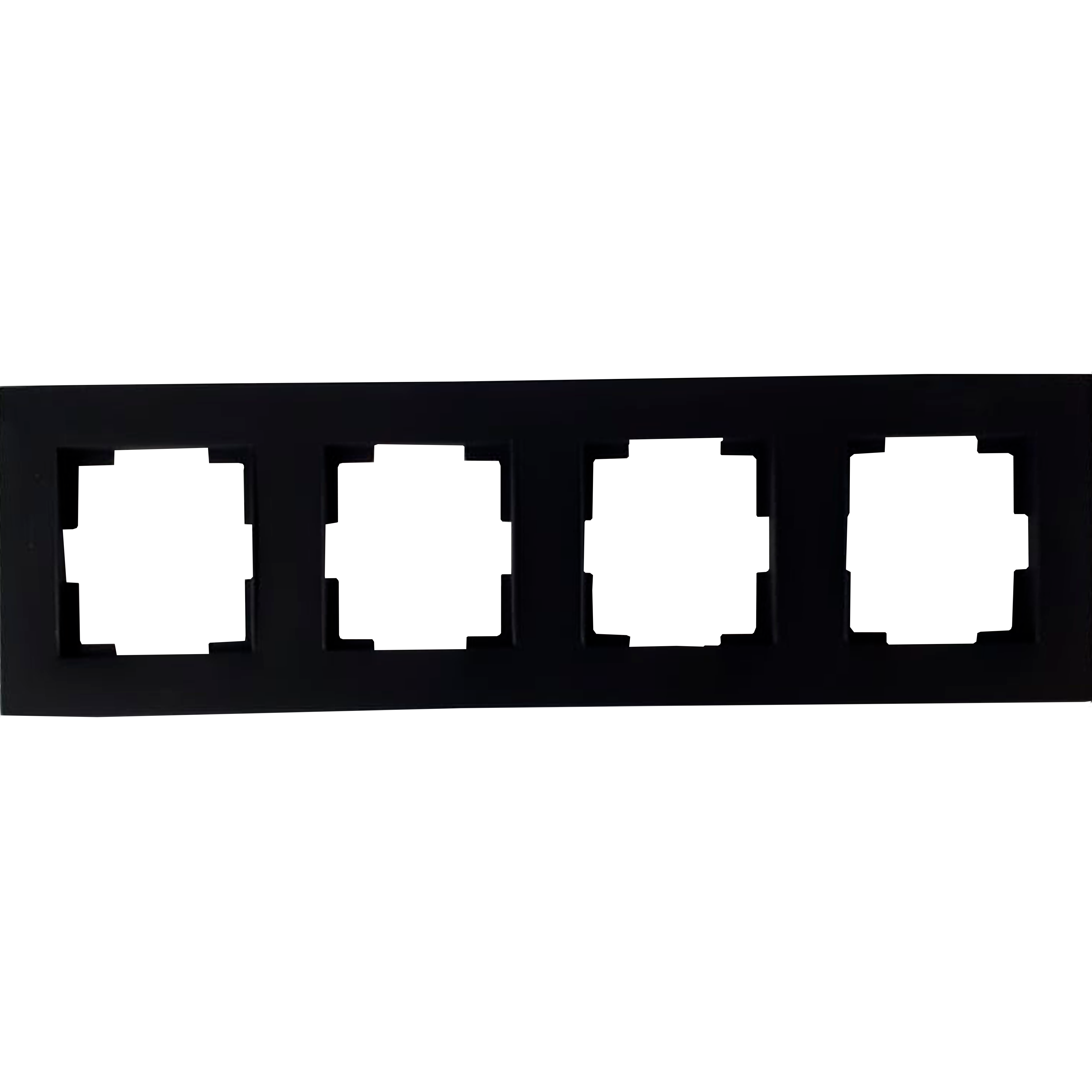 ჩარჩო ოთხიანი შავი RITA 3G.HORIZANTAL FRAME BLACK   025110
